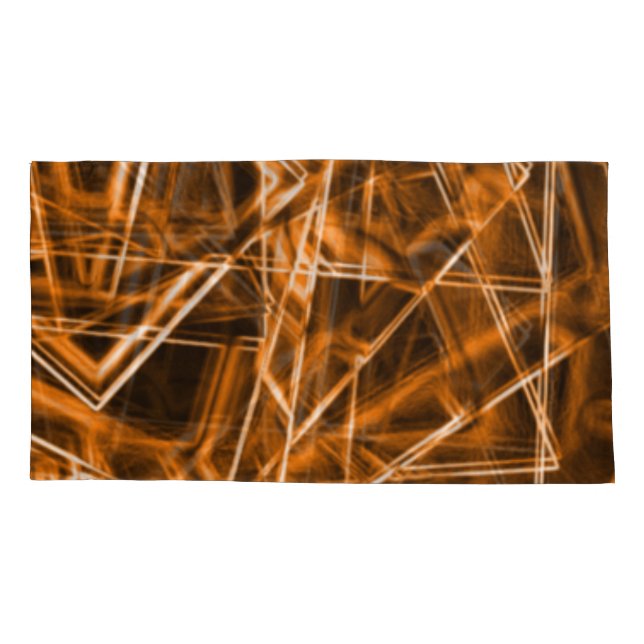 Cantos quadrados e pontos laranja "neon" (Traseira - Esquerda)