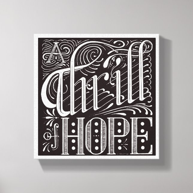 canvas 12x12 "Thrill of Hope" (Frente)
