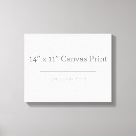 Canvas 14 X 11 personalizada