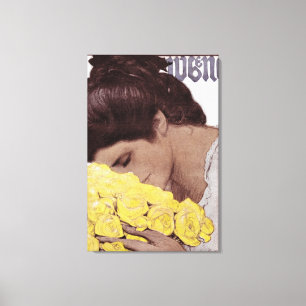 CANVAS 1904 DOS ROSAS AMARELOS COVERART DA ARTE