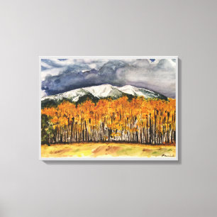 Canvas 24x18 do impressão da aguarela das