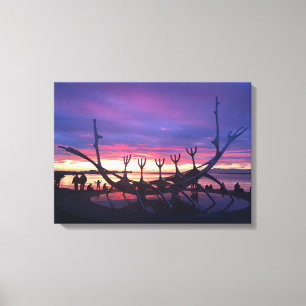 canvas #3 do por do sol de reykjavik