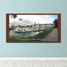 Canvas 3 Sinais castanhos (frente d'água 52)RFPMDs