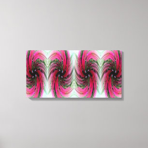 Canvas 4 do redemoinho X da flor do hibiscus