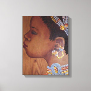 Canvas africanas da noiva