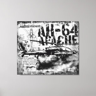 Canvas AH-64 Apache