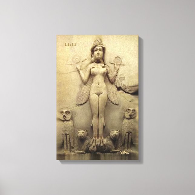 CANVAS ANNUNAKI DMT SPIRITUAL enlil enki (Frente)