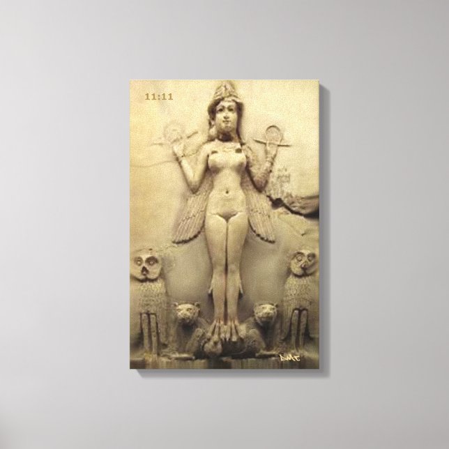 CANVAS ANNUNAKI DMT SPIRITUAL enlil enki (Frente)