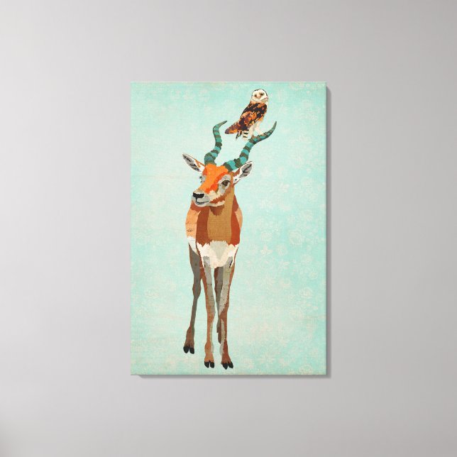 Canvas Antelope Owl (Frente)
