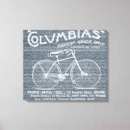 Canvas Antiquada de Jeans de Bicicletas Moídas