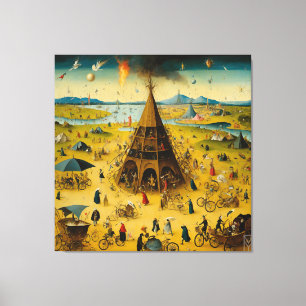 Canvas Apocalypse at Burning Man by Bosch