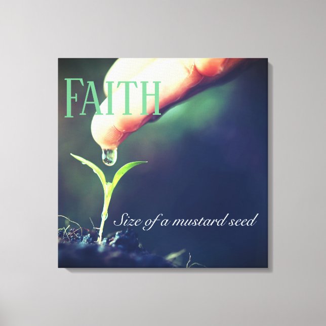 Canvas Art-Faith Seedling (Frente)