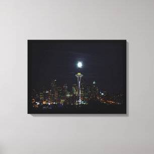Canvas Art-Seattle Skyline