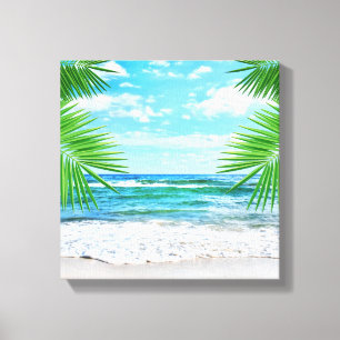 Canvas Art-Tropical Beach
