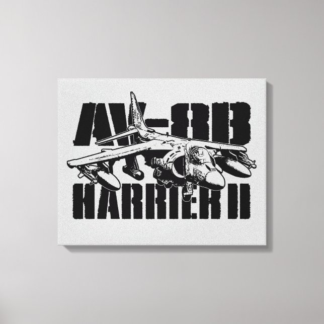 Canvas AV-8B Harrier II (Frente)