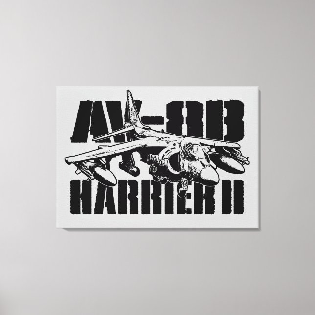 Canvas AV-8B Harrier II (Frente)