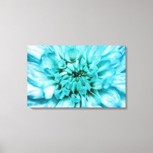 Canvas azuis abstratas da flor