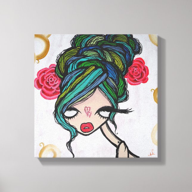 canvas "Baby Beluga", 12"x12" (Frente)