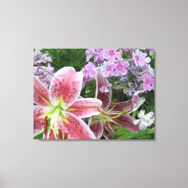 Canvas bonito das flores - 2 painel (Frente)