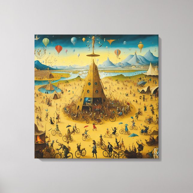 Canvas Bosch and the Chaos of Burning Man (Frente)