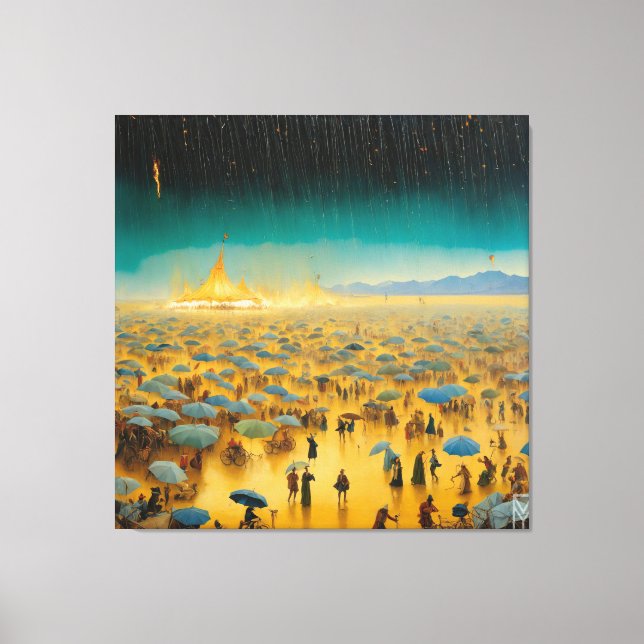 Canvas Bosch and the Disaster at Burning Man (Frente)