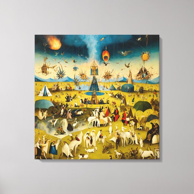 Canvas Bosch and the Fury of Burning Man (Frente)