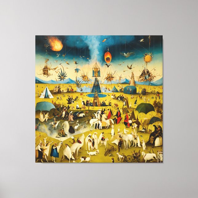 Canvas Bosch and the Fury of Burning Man (Frente)