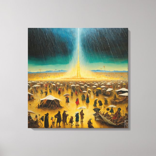 Canvas Bosch Transforms the Storm at Burning Man (Frente)