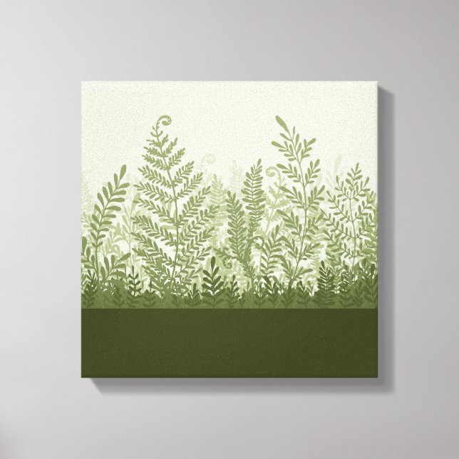 Canvas botânicas da ilustração da planta (Frente)