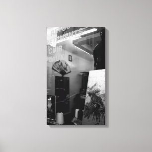 canvas Branca Negra de Rue Gassendi Paris 30ter