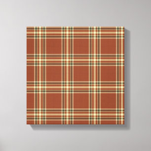 Canvas Brown Tartan