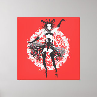 Canvas Cabaret Girl