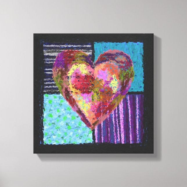 Canvas Cardíaca Inclinada (Frente)