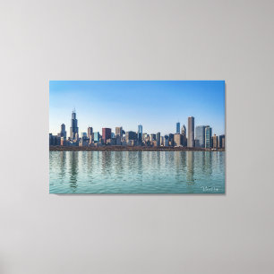 Canvas - Chicago Skyline Lake Michigan Illinois