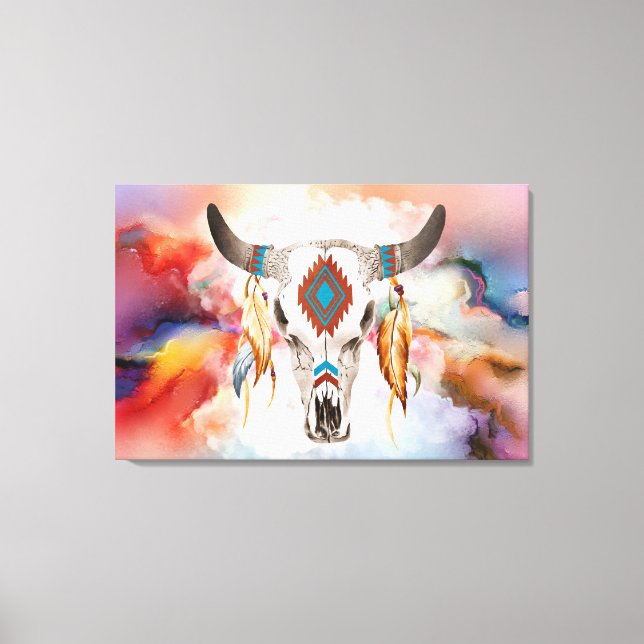 Canvas Colorida Vibrante com Término de Brilho (Frente)