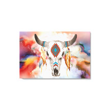 Canvas Colorida Vibrante com Término de Brilho