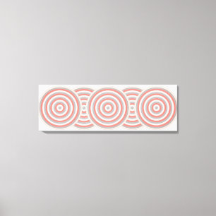 Canvas com Design de Círculos Concentrados