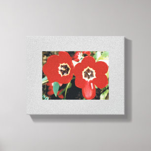 Canvas com Tulipas Vermelhas