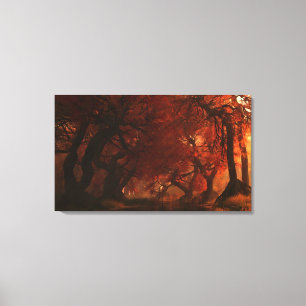 Canvas da angra do dossel (outono)