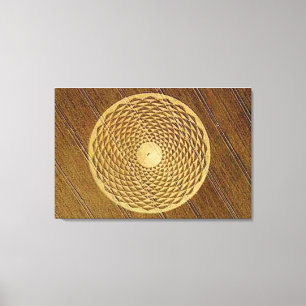 Canvas da galeria da colheita Circle-36 " x24 "