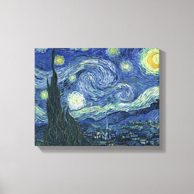 Canvas da Noite Estelar VanGogh (Frente)
