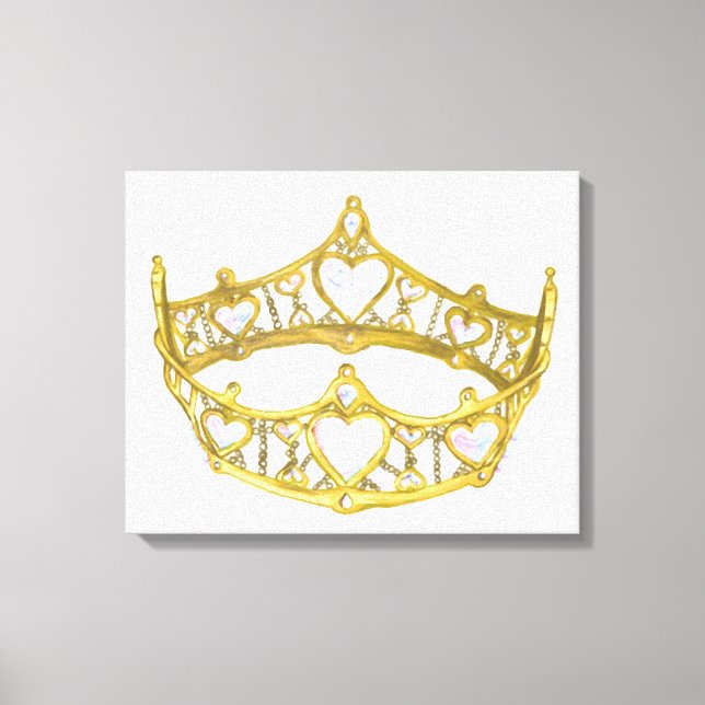 Canvas da Rainha dos Corações 20x16" (Frente)