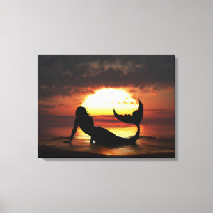 Canvas da sereia da existência