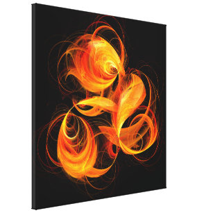 Canvas de Abstrato de Fireball