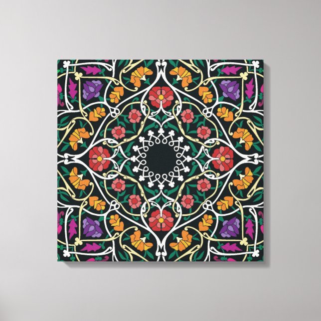 Canvas de Abstrato de Nó Celular Personalizada (Frente)
