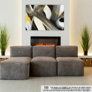 canvas de Abstrato de Tendência de 24 x 18 pol, pr