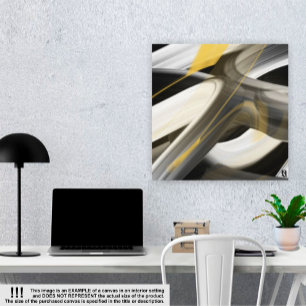 canvas de Abstrato de Tendência de 24 x 24 pol, pr