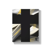 canvas de Abstrato de Tendência de 8x10" preto bra