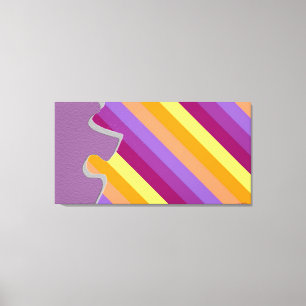 Canvas de açúcar Quebra-cabeça Abstrato de peça de