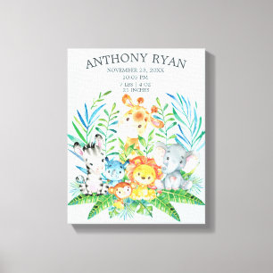 Canvas de Aniquilos do Novo Bebê Selva